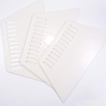 10 Inch Screen Printing Squeegee Bigger and Thicker Wallcovering Smoothing Scraper for Silk Screen Printing, Inkjet Transparency Film, Wallpaper, Paint, Spreading, Pack of 3