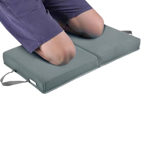 메모리 폼 무릎 패드, 남성 및 여성용 정원 무릎 패드, 원예, 목욕, 요가를 위한 폼 무릎 쿠션(그레이) - color: 회색.