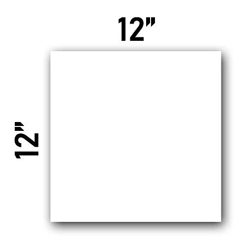 NARA Alcohol Ink Paper | White | 12 inches x 12 inches (12”x12”) | 275 microns/200 GSM | Medium Paper | 10 Sheets | Paper for Alcohol Ink Art Painting | 100% Stain-Free