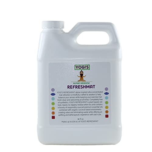 Naeterra Aromatherapy Cleaning Concentrate Yogi's Refreshmat Ultra Concentrated Yoga Mat Cleaner & Refresher - Makes up to 4.5 Gallons