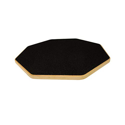 Trademark Innovations Wood Octagonal Therapy Exercise Balance Board Wobble Rocker