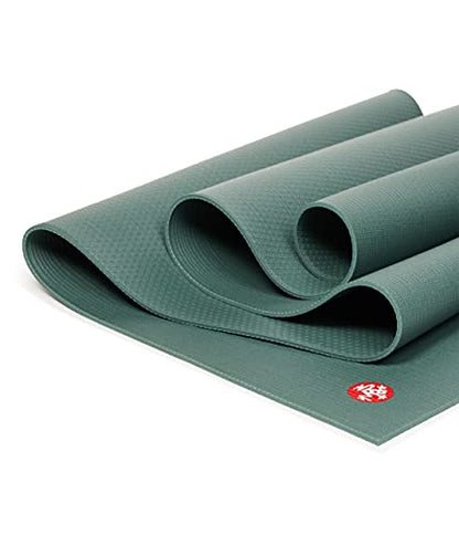 Manduka PROlite Yoga Mat 4.7mm | Lifetime Durability | Hygienic Construction | Teacher Approved - color: Black Sage, size: 71" x 24"