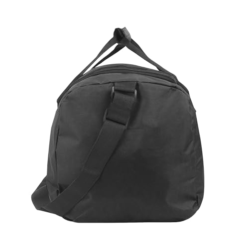 40 Liter, 22 Inch Reflective Duffle Bag with Shoulder Strap for Men, Women, Travel - color: Black