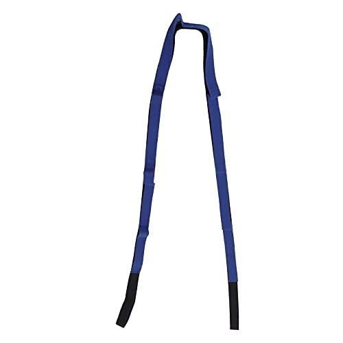 Stretch Strap Yoga Stretching Band MultiLoop Fitness Equipment for Yoga Pilates Muscle Stretching Physical Workouts Durable Tight Weaving Technology Unbreakable Design for Men - color: Daisy Rope Blue (Simplified Version)