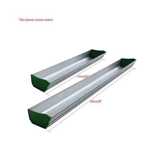 YLZ Emulsion Scoop Coater for Screen Printing, Two Sizes 6" 8", Aluminum Alloy, Screen Printing Supplies - size: 6“+8”