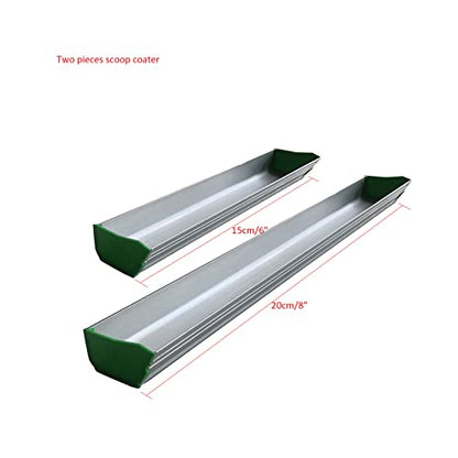 YLZ Emulsion Scoop Coater for Screen Printing, Two Sizes 6" 8", Aluminum Alloy, Screen Printing Supplies - size: 6“+8”