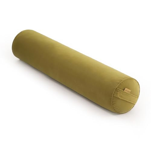 Body Pillow for Adults,Long Round Pillow,Big Cylindrical Pillow,Large Full Bolster Pillows for Side Sleepers (Golden Yellow, 39.37"*7.87") - color: Golden Yellow, size: 39.37"*7.87"