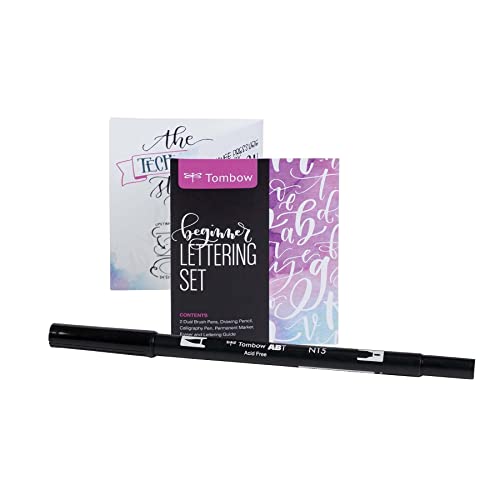 Tombow 56190 Beginner Lettering Set. Includes Essential Tools to Start Hand Lettering - style: Beginner Lettering Set