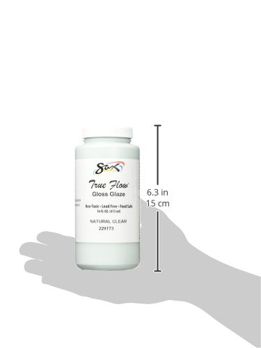 Sax 229173 True Flow Gloss Glaze - 1 Pint - Natural Clear, 16 Fl Oz (Pack of 1) - color: Natural Clear