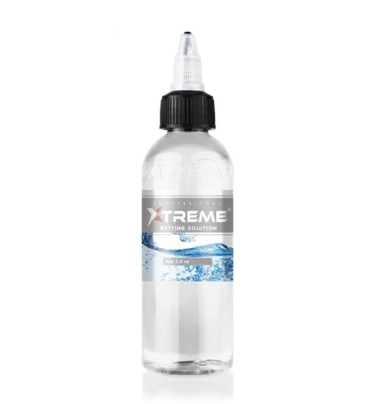 Xtreme Tattoo Ink Wetting Solution, Ultimate Solution to Keep Inks Fresh and Vibrant, Sterile, Vegan, Water-Based, Acrylic-Free (1oz) - size: 1 fl oz