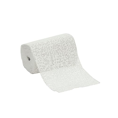 Bright Creations Plaster Cloth Rolls - Plaster of Paris Bandages & Gauze for Sculpting, Belly Casting, Paper Mache & Art - 4 in x 15 Ft Each, Pack of 12