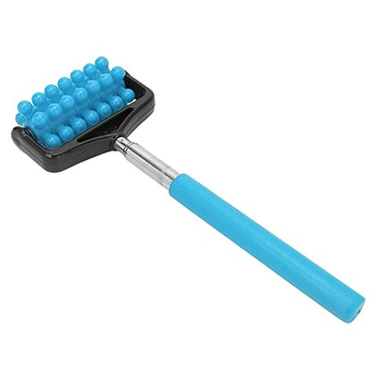 Ymiko Telescopic Massage Stick for Men and Women – Granular Body Roller for Neck, Back, Legs, Sky Blue