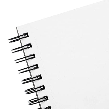 Bright Creations Perforated Spiral Sketchbook - Acid-Free Ivory Art Paper - Perforated Pages for Drawing Pad - Spiral-Bound Portable Sketch Pad - 5.5 x 8.5 in, Ivory, Pack of 3, 100 Sheets