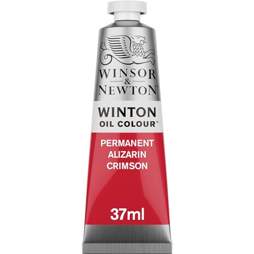 Winsor & Newton Winton Oil Color, 37ml Tube, Permanent Alizarin Crimson | High-quality pigments, Durable, Lightfast, Permanent, Uniform Consistency, Great Pigment Load - color: Permanent Alizarin Crimson, size: 1.25 Fl Oz (Pack of 1), style: 1.25-oz Tube