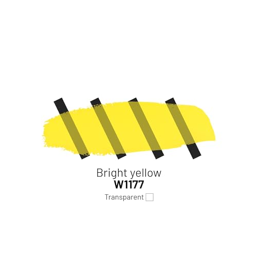 Acrylic Inks, Bright Yellow Acrylic Ink, 3.38 Fl Oz (100 ml) | Highly Concentrated, Multifunctional Liquid Acrylic Paint - color: Bright Yellow