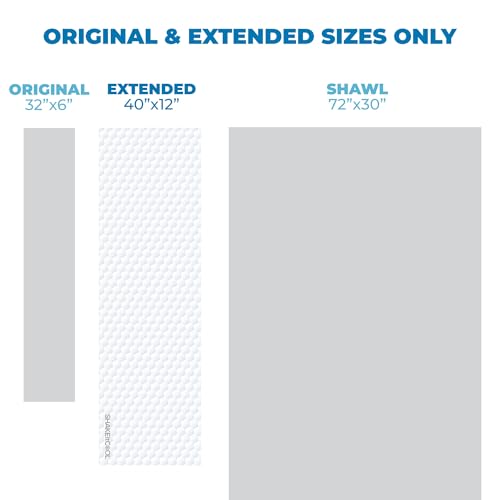 SHAKEitCOOL Extended Size Cooling Towel – Be Cool in Style - Heat Relief, Soft, Lightweight, Sun Protection, Easy Clean - Perfect for Biking, Hiking, Running, Yoga, Golf, Gardening - Golf M - color: Golf