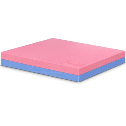 Yes4All Exercise Balance Pad, Non-Slip Foam Kneeling Pad - color: Rose quartz/Serenity - L - (15,5" x 13,5" x 2,4"), size: Large