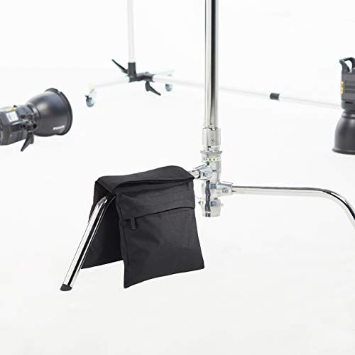 Amazon Basics Photography Sand Bags for Light Stands with Handle, 4-Pack, Black - size: Pack of 4