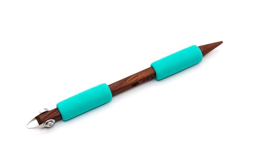 The Original DiamondCore Tools FP3 Fine Point U Tip 3 mm Dia. X 1 mm Carving Tool for Pottery, Clay Carving, Sgraffito and Ceramic Surface Design - color: FP3