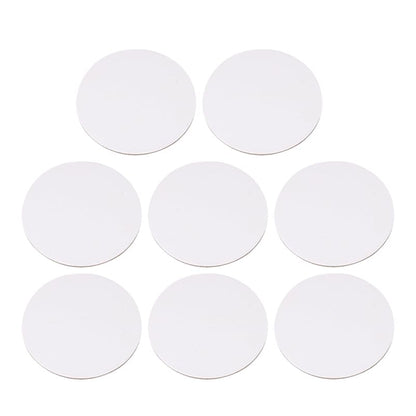 Toddmomy 8 Pack Round Blank Canvas Boards 3.93 Inch Cotton Canvas Panels for Oil Painting Acrylic Painting Watercolor Artist Boards for Kids DIY Crafts
