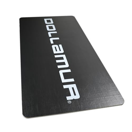 Dollamur 3x6 Signature Workout Mat - Black - Thick Yoga Mat