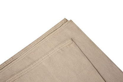 Drop Cloth Cotton Tarp Large Canvas Tarp for Art Supplies, Drop Cloths for Painting Supplies/Paint Canvas Fabric and Furniture Cover from Paint by DIRT DEFENSE (4ftx12ft Pack of 1) - size: 4ft x 12ft Pack of 1