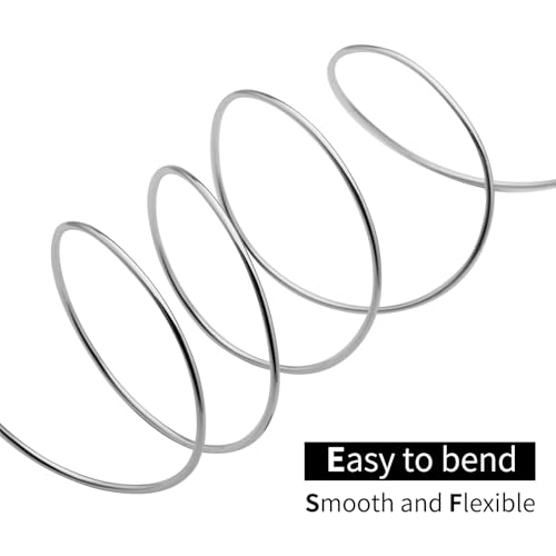 Bonsai Training Aluminum Wire, 2.0mm 12 Gauge Silvery 200g, Bendable Anodized Craft Wire, Flexible Armature Wire for Bonsai Tree Shaping, DIY Handcraft and Model Making(Silvery-2.0) - color: Silver, size: 12 Gauge