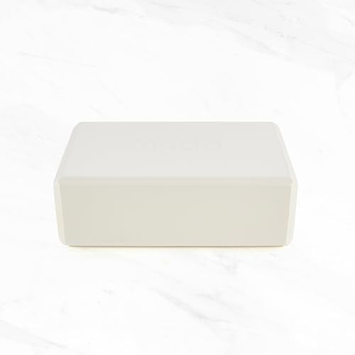 MYGA Yoga Block,Lightweight EVA Foam Yoga Brick,High Density Non-Slip Block for Yoga Poses, Pilates, Balance and Flexibility - color: Cream, size: One Size