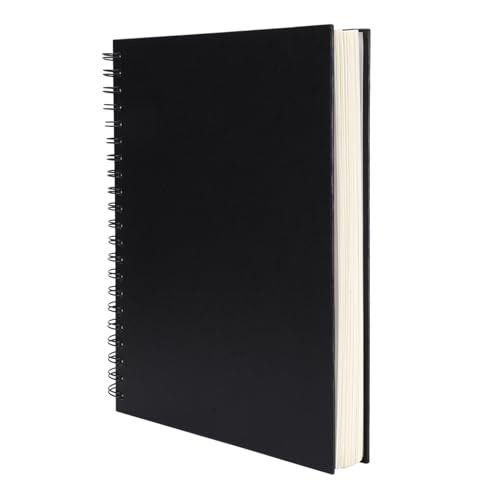 Hardbound Sketch Book, Spiral Bound, 8.5x11 inches | 80-Sheets, 90gsm Inner Paper, Acid Free Drawing Art Paper, Perfect for Kids and Adults
