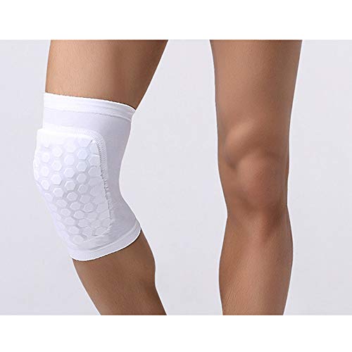 PISIQI Compression Collision Avoidance Knee Sleeve - color: White, size: Medium