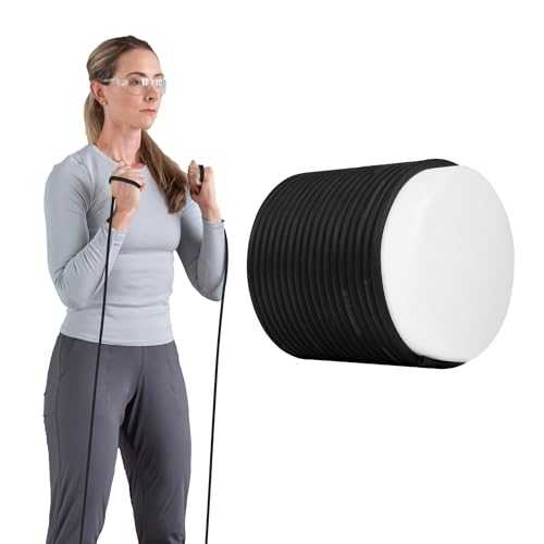 THERABAND Resistance Tubing, Physical Exercise Band, Workout, 100', Black | Latex resistance tubing where the color marks the resistance level, so you can step up as strength returns - color: Level 5 / Special Heavy - Black, size: 100 Foot