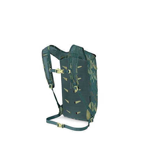 Osprey Daylite Cinch Backpack - Lightweight Travel Bag for Hikes, Festivals, and Everyday, Fuzzy Window Print/Torrent Blue - color: Fuzzy Window Print-torrent Blue