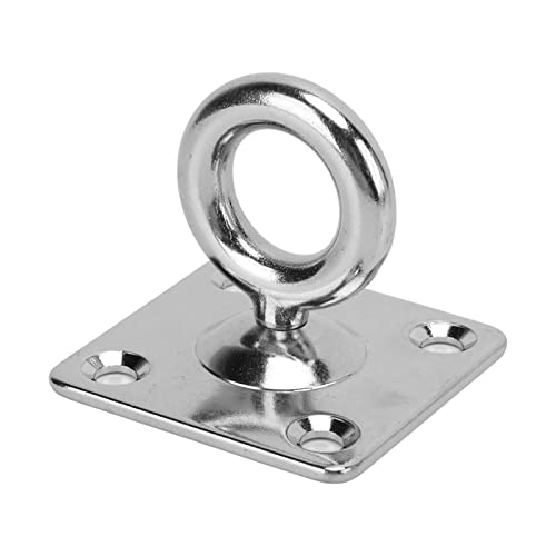 Hammock Chair Hanging Kit, Stainless Steel Swing Ceiling Mount Set, Hanging Kit for Yoga Hammock Sandbag, 250kg/551lb Load Capacity with 4 Screws, Rotating Door Buckle M8