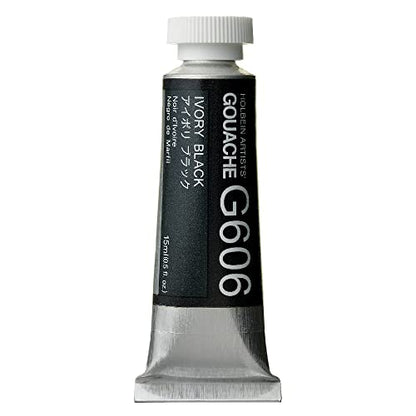 Holbein Artists Gouache Ivory Black 15ml (A)