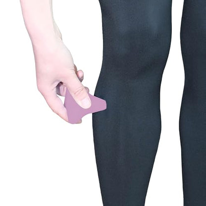 Manual Trigger Point Massage Tool Small Massager Ball 3″×2.6″ Purple - color: Purple