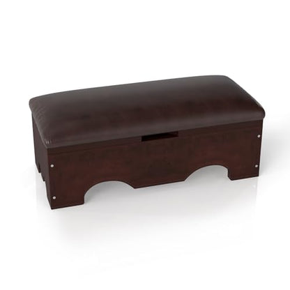 Kneelers for Praying, Wooden Prayer Kneeler Bench with Storage | Prayer Bench Stool for Kneeling at Home, Church Prayer Stool Bench, Kneelers for Prayer with Cushion Pad for Home Church