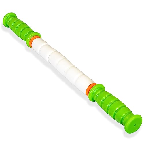 The Original Massage Stick - Self Myofasical Release Muscle Roller Stick - 14" Little Stick - color: Little Stick (Green)