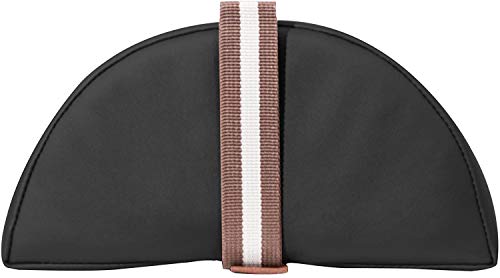 Master Massage Tables 9 inches Large Half Round Bolster Pillow, Half Moon Bolster Pillow for Massage Table, Semi-Round Massage Pillow Cushion with 100% PU Leather, Durable Soft 9"x 26" - (Black) - color: Black, size: 1 count (pack of 1)