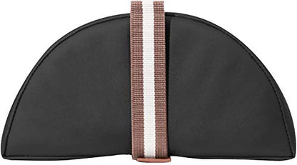 Master Massage Tables 9 inches Large Half Round Bolster Pillow, Half Moon Bolster Pillow for Massage Table, Semi-Round Massage Pillow Cushion with 100% PU Leather, Durable Soft 9"x 26" - (Black) - color: Black, size: 1 count (pack of 1)
