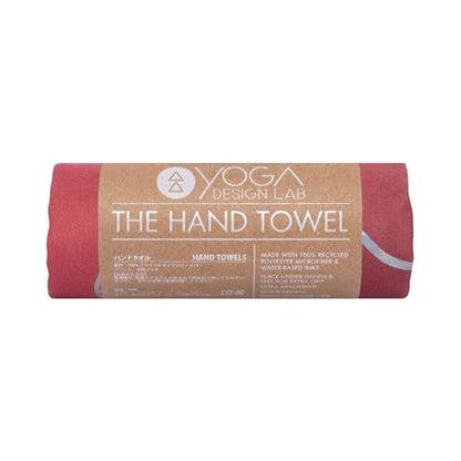 yogadesignlab Hand Towel Microfiber Size 15" x 24" Yoga Towel Yoga Rug Sports Training Towel (Iris)