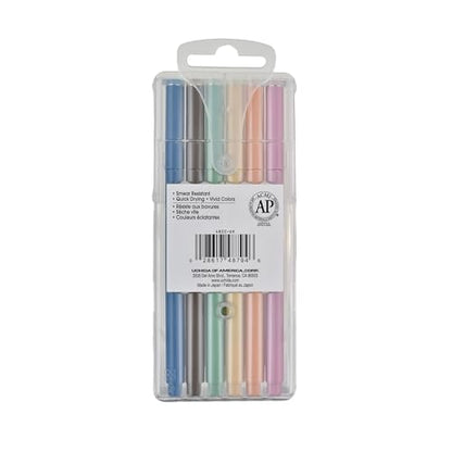 Uchida Le Pen Flex 6 Piece Set, Retro Colors