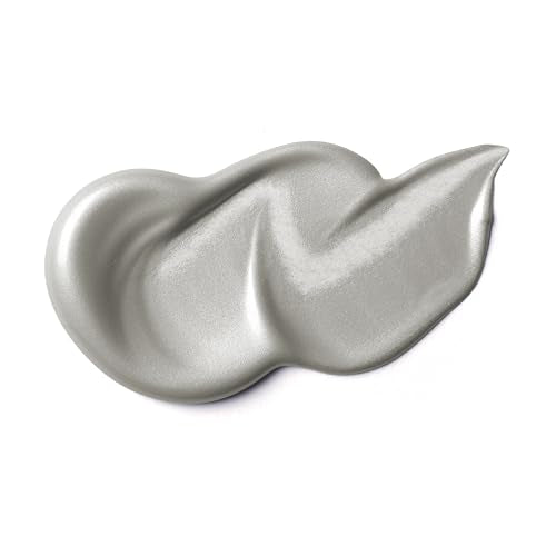 Liquitex Soft Body Acrylic Paint, 2-oz Bottle, Iridescent Bright Silver | Low Viscosity, Highly Pigmented, Satin Finish, Retains Subtle Brush Strokes, Great Surface Coverage, Highly Versatile - color: Iridescent Bright Silver, style: 2-oz Bottle