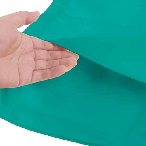 Starsouce Yoga Mat Bag Lightweight Foldable Canvas Tote with Side Sleeve Large Pocket Yoga Mat Carrier for Gym Travel Beach - color: Teal