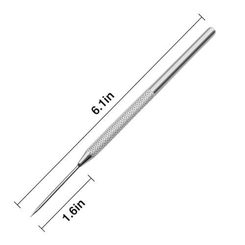 2 PCS Clay Needle Tools, Stainless Steel Pottery Tool Polymer Clay Tools | Air Dry Clay Tools for Carving Sculpting