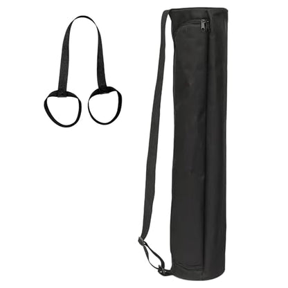 EVEME Yoga Mat Bag for Women & Men,Travel Yoga Gym Bag for 1/4" 1/3" Thick Exercise Yoga Mat,Fitness mat bag,sprot mat pouch - color: Black