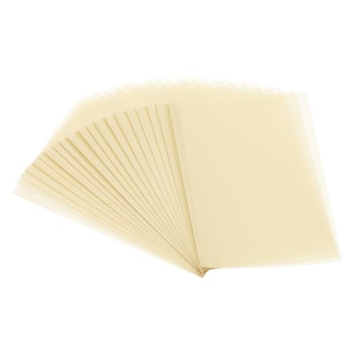 PATIKIL 100 Sheets Vellum Paper 4x6 Light Gold | Vellum Paper Printable Translucent Paper 100GSM for Invitations Printing - color: Light Gold