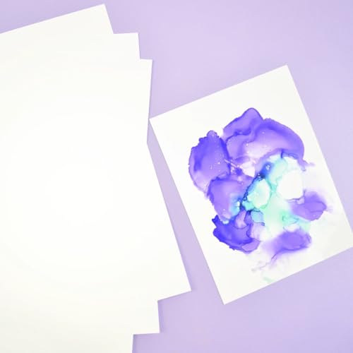 Craftelier - Yupo 12"x12" Paper | Non-Porous Synthetic Paper for Alcohol-Based Inks | Smooth Surface, Easy to Cut or Die-Cut | 10 Sheets (250 g/m²) | 30,5 x 30,5 cm (12" x 12") - size: Yupo 12"x12" paper