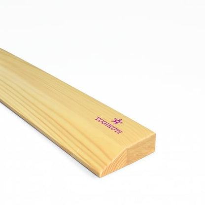 Yogikuti Pine Wood Slanting Plank/Premium Wooden Yoga Incline Plank for Calf, Foot & Ankle Stretch/Balance & Flexibility Trainer/Durable Non-Slip Yoga Fitness Support
