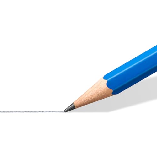STAEDTLER Mars Lumograph Art Drawing Pencils (12-Pack) - Sustainable, Break-Resistant Graphite, Metal Case | Sustainable, Break-Resistant Graphite, Metal Case - style: Tin of 12