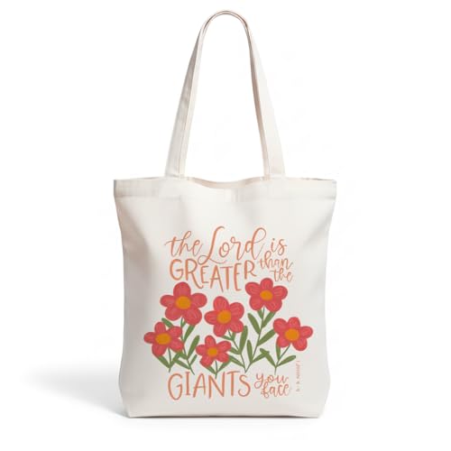 Inspirational Christian Gifts Canvas Tote Bag for Women, Christmas Friendship Birthday Religious Grocery Bags - color: Lordgreater